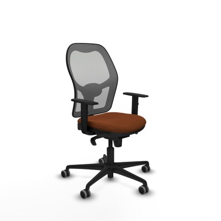 Chaise de Bureau Piqueras y Crespo 1D036G0 Marron Gris