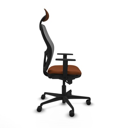 Sedia da Ufficio Piqueras y Crespo 1D036N1 Marrone Grigio 2