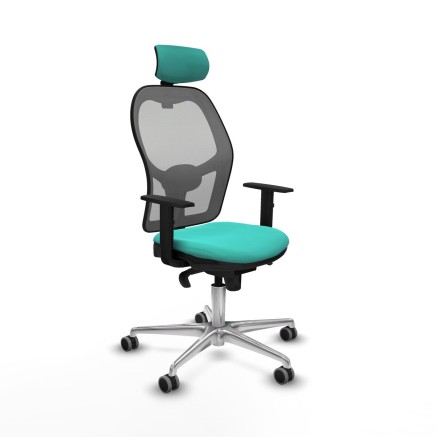 Chaise de Bureau Piqueras y Crespo 1D086G2 Turquoise