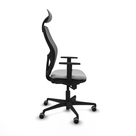 Office Chair with Headrest Jorquera Piqueras y Crespo 1D036G1 Light gr 2
