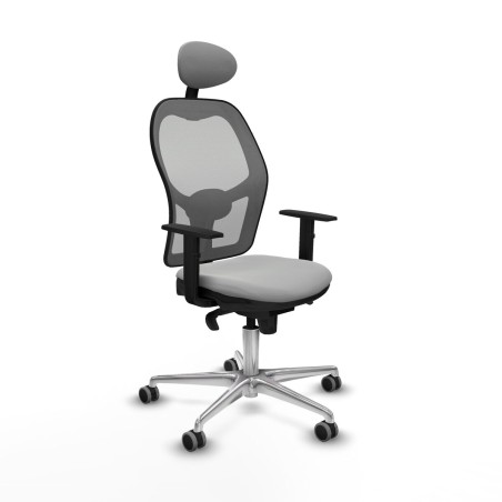 Sedia Ufficio con Poggiatesta Jorquera Piqueras y Crespo 1D086G1 Grigi