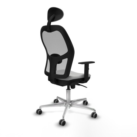 Sedia Ufficio con Poggiatesta Jorquera Piqueras y Crespo 1D086G1 Grigi
