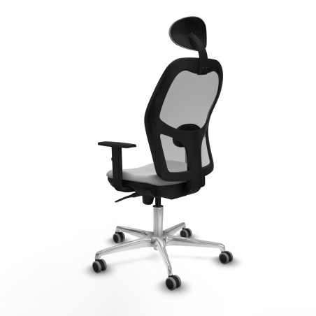 Office Chair with Headrest Jorquera Piqueras y Crespo 1D086G1 Light gr
