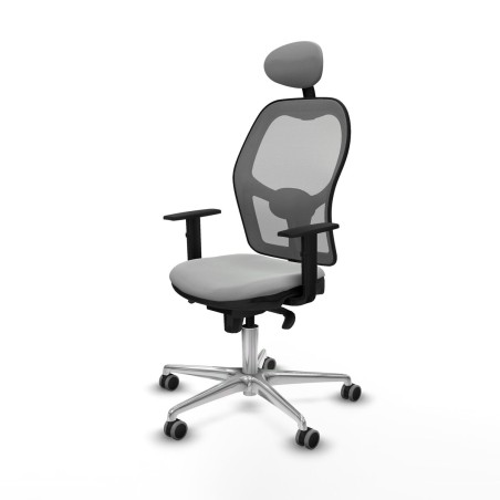Office Chair with Headrest Jorquera Piqueras y Crespo 1D086G1 Light gr