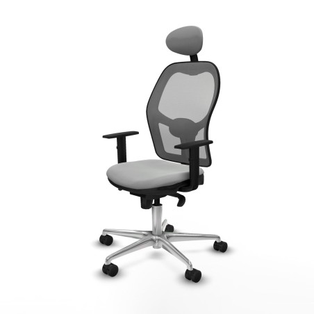 Office Chair with Headrest Jorquera Piqueras y Crespo 1D086N1 Light gr