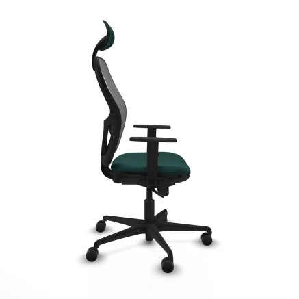 Sedia Ufficio con Poggiatesta Jorquera Piqueras y Crespo 1D036N1 Verde 2