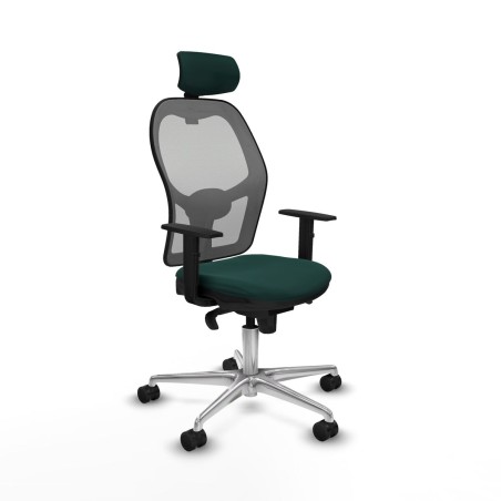 Sedia Ufficio con Poggiatesta Jorquera Piqueras y Crespo 1D086N2 Verde