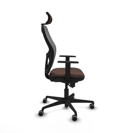 Office Chair with Headrest Jorquera Piqueras y Crespo 1D036G2 Grey Dar 2
