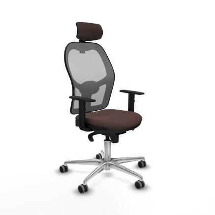 Bürostuhl Piqueras y Crespo 1D086G2 Grau Dunkelbraun