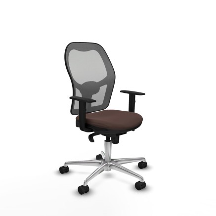 Sedia da Ufficio Piqueras y Crespo 1D086N0 Grigio Marrone scuro