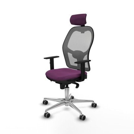 Sedia Ufficio con Poggiatesta Jorquera Piqueras y Crespo 1D086G2 Viola