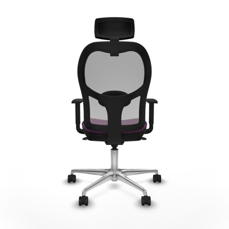 Office Chair with Headrest Jorquera Piqueras y Crespo 1D086N2 Purple