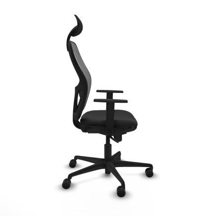 Office Chair with Headrest Jorquera Piqueras y Crespo 1D036N1 Black 2