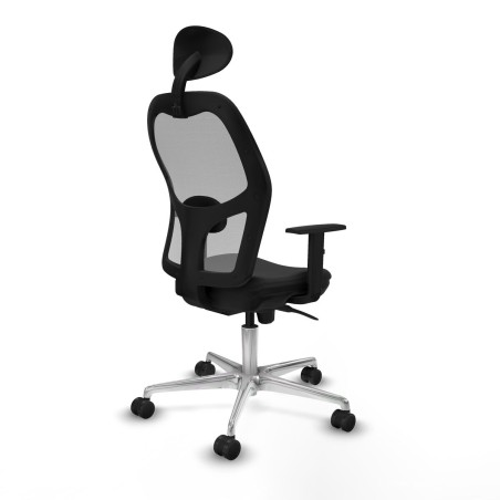 Bürostuhl mit Kopfstütze Jorquera Piqueras y Crespo 1D086N1 Schwarz