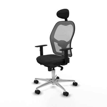 Bürostuhl mit Kopfstütze Jorquera Piqueras y Crespo 1D086N1 Schwarz