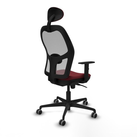Sedia Ufficio con Poggiatesta Jorquera Piqueras y Crespo 1D036G1 Rosso