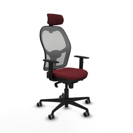 Chaise de Bureau Piqueras y Crespo 1D036G2 Bordeaux
