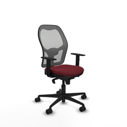 Sedia da Ufficio Piqueras y Crespo 1D036N0 Rosso Granato