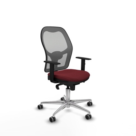 Sedia da Ufficio Piqueras y Crespo 1D086G0 Rosso Granato