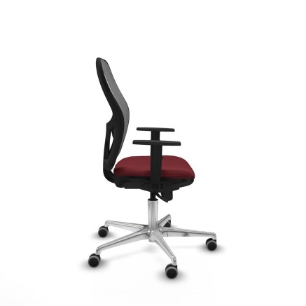 Chaise de Bureau Piqueras y Crespo 1D086G0 Bordeaux 2