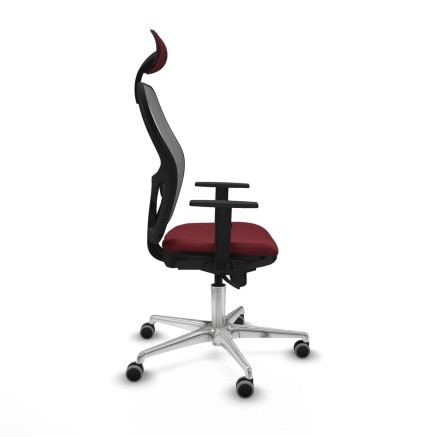 Sedia Ufficio con Poggiatesta Jorquera Piqueras y Crespo 1D086G1 Rosso 2