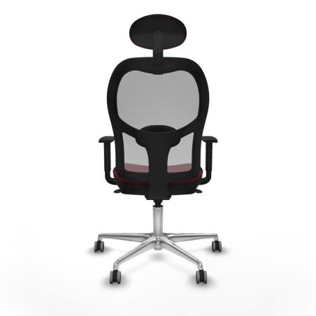 Office Chair with Headrest Jorquera Piqueras y Crespo 1D086G1 Maroon