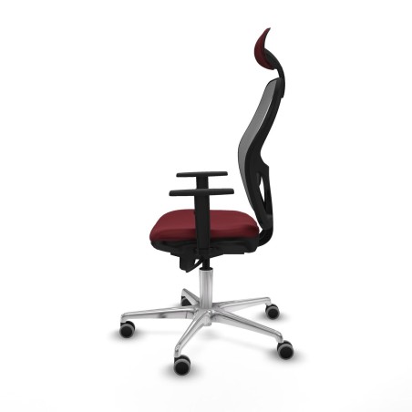 Office Chair with Headrest Jorquera Piqueras y Crespo 1D086G1 Maroon