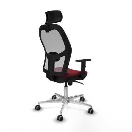 Sedia da Ufficio Piqueras y Crespo 1D086G2 Rosso Granato