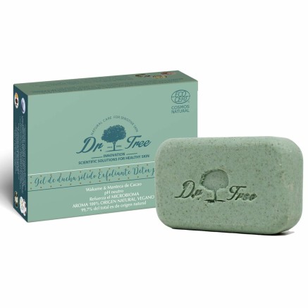 Gel solide Dr. Tree Gel De Ducha Sólido Peau sensible Exfoliant 120 g