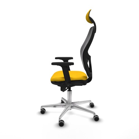 Office Chair with Headrest Jorquera Piqueras y Crespo 2D086G1 Yellow