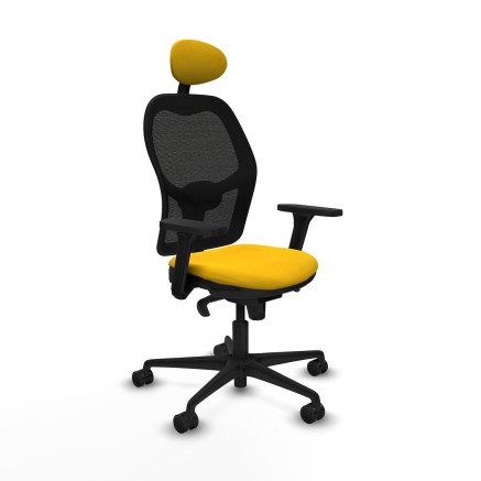 Bürostuhl mit Kopfstütze Jorquera Piqueras y Crespo 3D036N1 Gelb