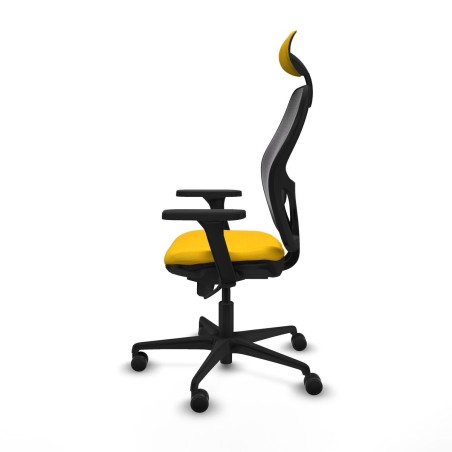 Office Chair with Headrest Jorquera Piqueras y Crespo 3D036N1 Yellow