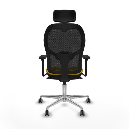 Chaise de Bureau avec Appui-tête Piqueras y Crespo 3D086G2 Jaune