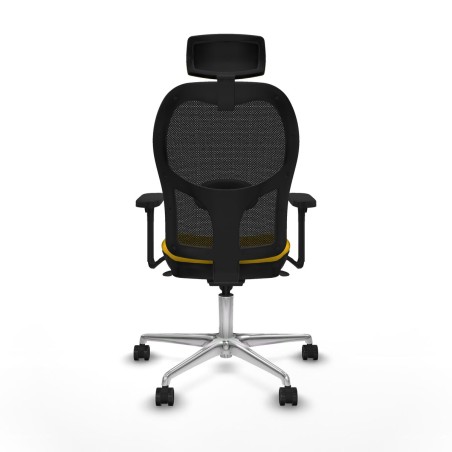 Chaise de Bureau avec Appui-tête Piqueras y Crespo 3D086N2 Jaune