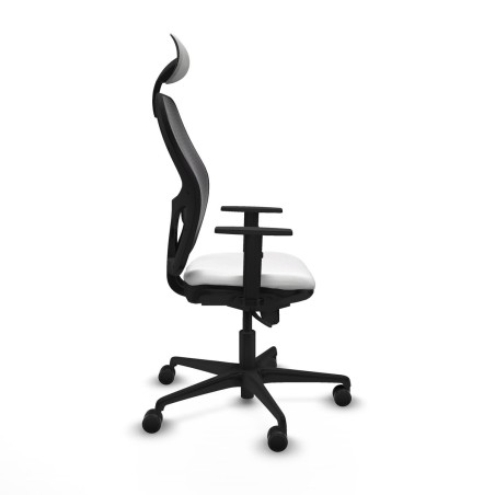 Sedia Ufficio con Poggiatesta Jorquera Piqueras y Crespo 1D036N1 Bianc