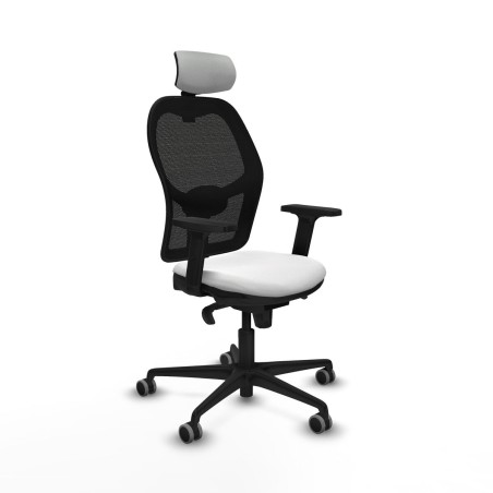 Sedia Ufficio con Poggiatesta Piqueras y Crespo 2D036G2 Bianco