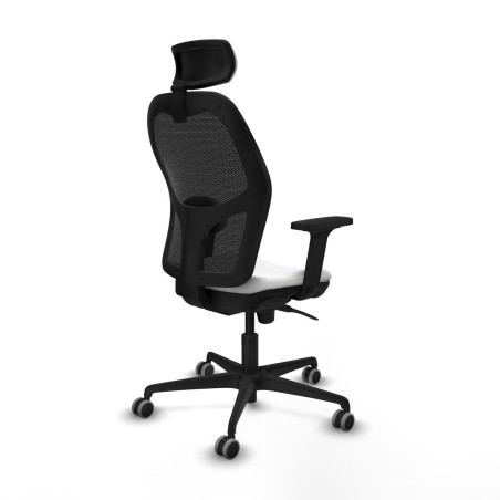 Chaise de Bureau avec Appui-tête Piqueras y Crespo 2D036G2 Blanc