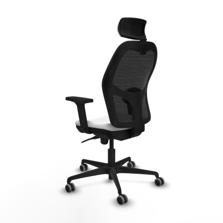 Chaise de Bureau avec Appui-tête Piqueras y Crespo 2D036G2 Blanc