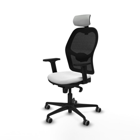 Chaise de Bureau avec Appui-tête Piqueras y Crespo 2D036G2 Blanc