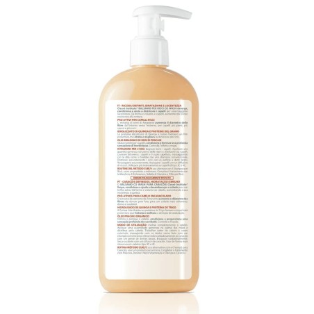 Fluid zur Definition von Locken Clearé Institute Wash Curly 300 ml