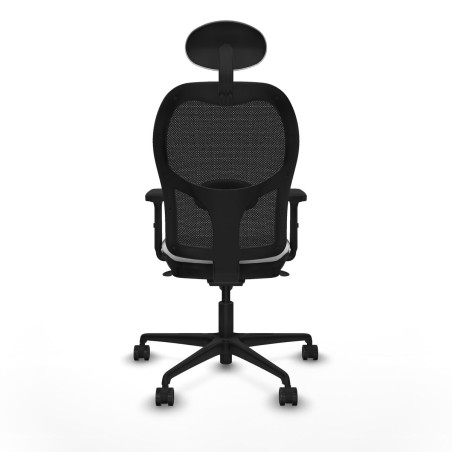 Sedia Ufficio con Poggiatesta Piqueras y Crespo 2D036N1 Bianco