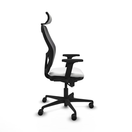 Office Chair with Headrest Piqueras y Crespo 2D036N2 White 2