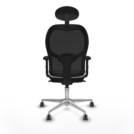Sedia Ufficio con Poggiatesta Piqueras y Crespo 2D086G1 Bianco