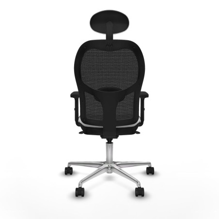 Chaise de Bureau avec Appui-tête Piqueras y Crespo 2D086N1 Blanc