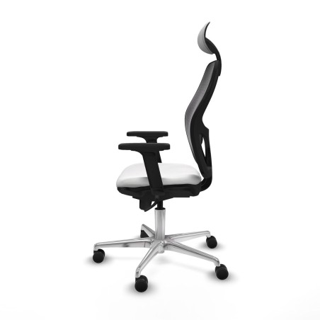Chaise de Bureau avec Appui-tête Piqueras y Crespo 2D086N1 Blanc