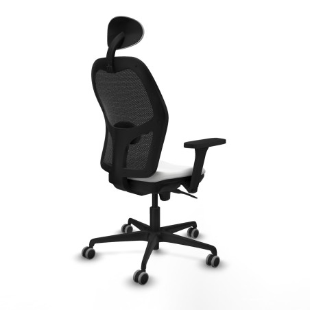 Chaise de Bureau avec Appui-tête Piqueras y Crespo 3D036G1 Blanc