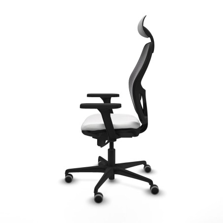 Chaise de Bureau avec Appui-tête Piqueras y Crespo 3D036G1 Blanc