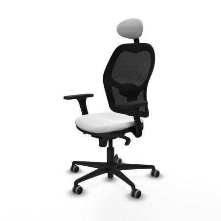 Chaise de Bureau avec Appui-tête Piqueras y Crespo 3D036G1 Blanc