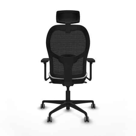 Sedia Ufficio con Poggiatesta Piqueras y Crespo 3D036G2 Bianco