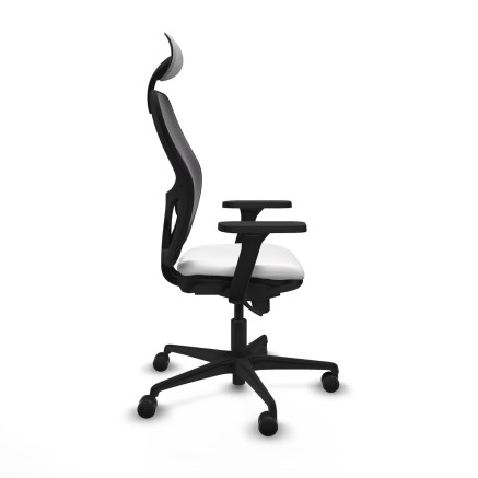 Office Chair with Headrest Piqueras y Crespo 3D036N1 White 2